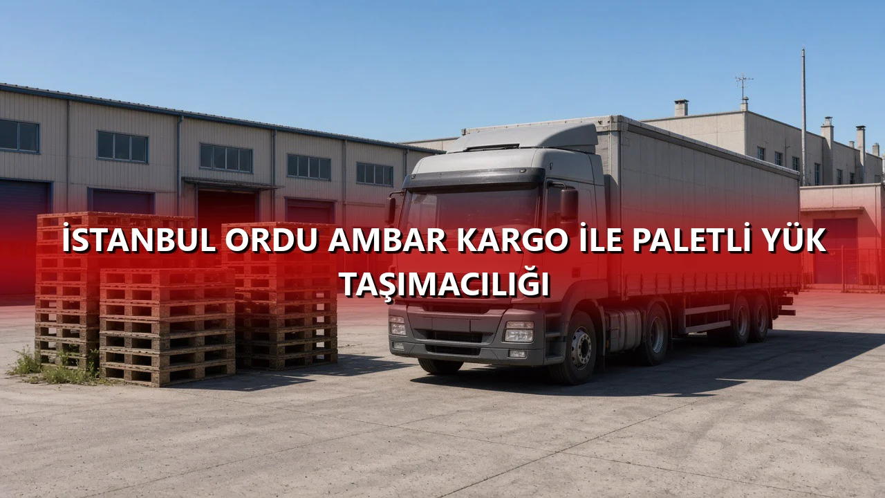 İstanbul Ordu Ambar Kargo İle Paletli Yük Taşımacılığı