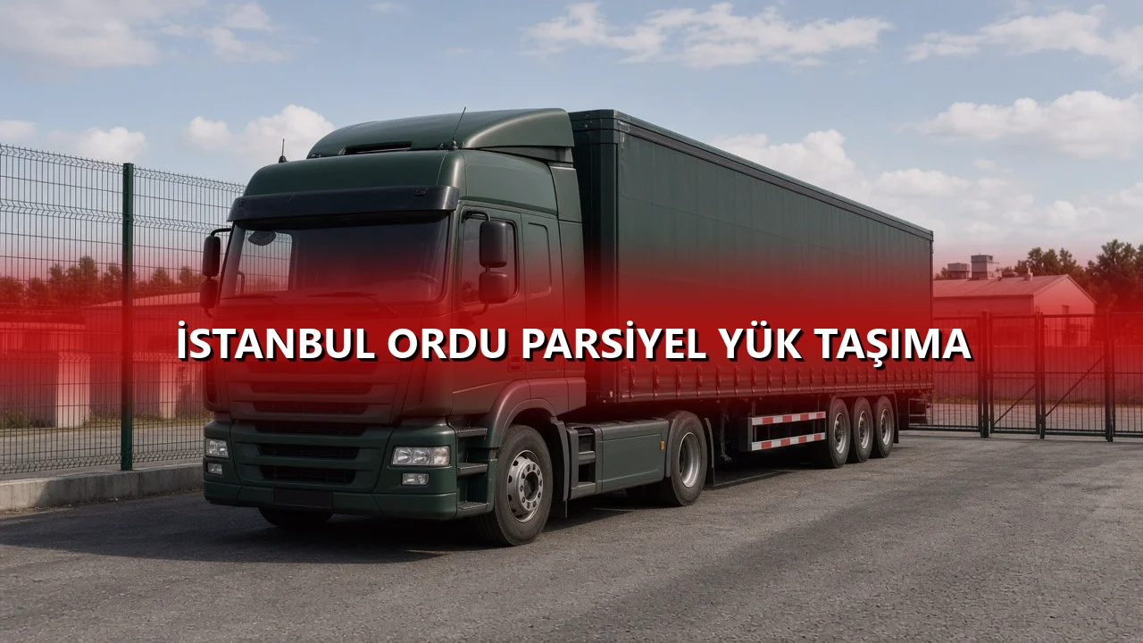 İstanbul Ordu Parsiyel Yük Taşıma